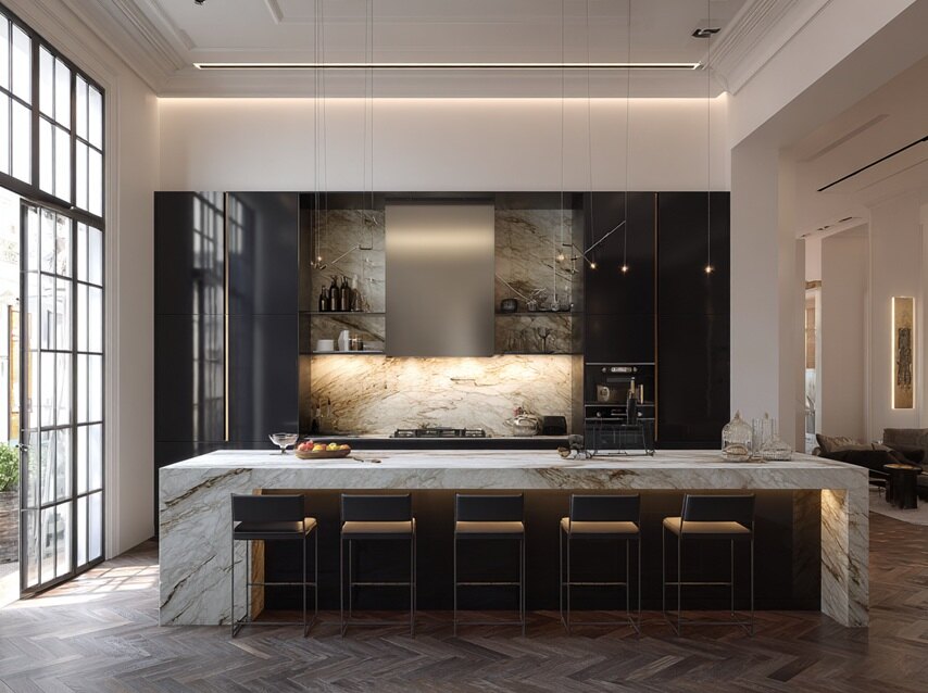 Black Kitchen Cabinets for Beautiful Interiors